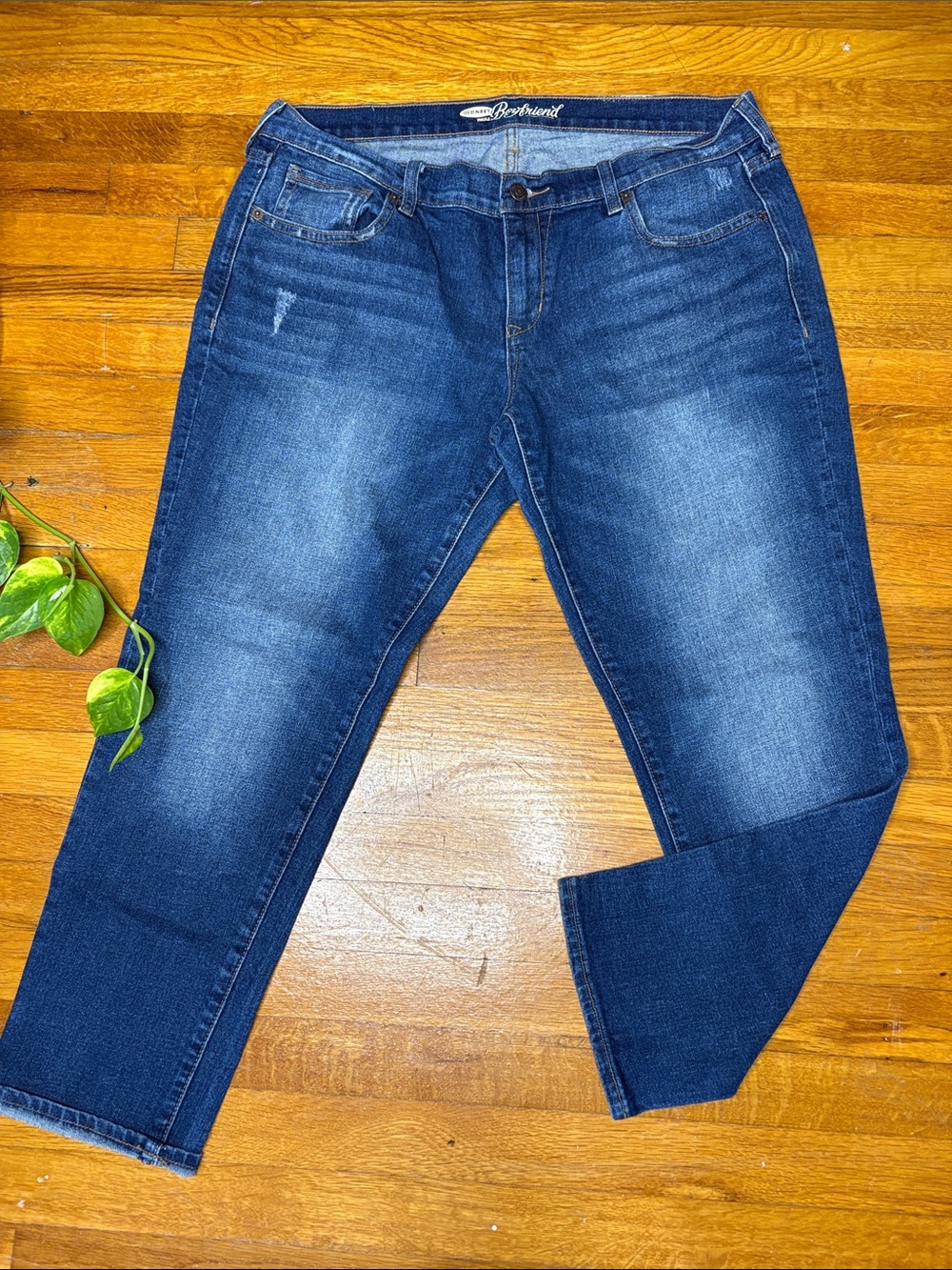 Old Navy Women's Medium Dark Blue Ankle Crop Jeans